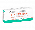 Купить нистатин, таблетки, покрытые пленочной оболочкой 500000ед, 20 шт в Дзержинске