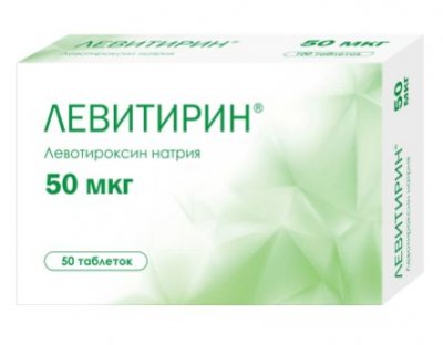 Купить левитирин, таблетки 50мкг, 50 шт в Дзержинске