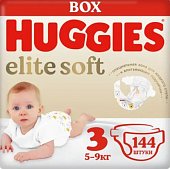 Купить huggies (хаггис) подгузники elitesoft 5-9кг 144 шт в Дзержинске