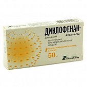 Купить диклофенак-альтфарм, суппозитории ректальные 50мг, 10шт в Дзержинске