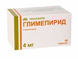 Купить глимепирид, таблетки 4мг, 90 шт в Дзержинске