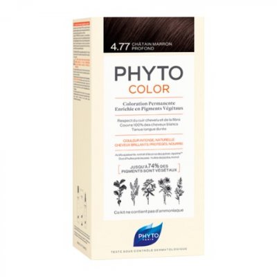 Купить фитосолба фитоколор (phytosolba phyto color) краска для волос оттенок 4,77 насыщенный глубокий каштан в Дзержинске