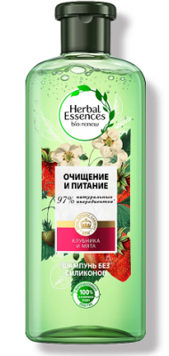 Купить хэрбл эссенсес (herbal essences) шампунь белая клубника и сладкая мята, 400 лм в Дзержинске