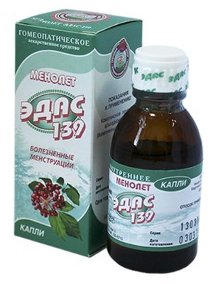 Купить эдас-139 менолет, капли для приема внутрь гомеопатические, 25мл в Дзержинске