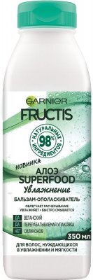 Купить garnier fructis (гарньер фруктис) бальзам-ополаскиватель увлажнение суперфуд алоэ 350мл в Дзержинске