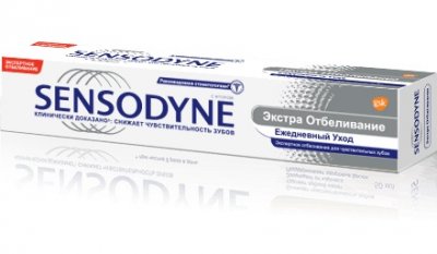 Купить сенсодин (sensodyne) зубная паста экстра отбеливание, 75мл (глаксосмиткляйн, германия) в Дзержинске
