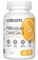 Купить ultrasupps (ультрасаппс) омега-3 премиум, капсулы 1405мг 60 шт. бад в Дзержинске
