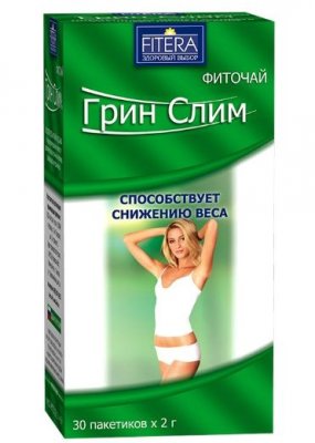Купить грин слим, чай фильтр-пакеты 30шт бад в Дзержинске
