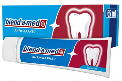 Купить blend-a-med (бленд-а-мед) зубная паста анти-кариес свежесть с активным фтором, 65мл в Дзержинске