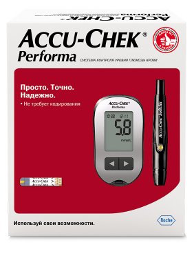Купить глюкометр accu-chek performa (акку-чек), комплект в Дзержинске