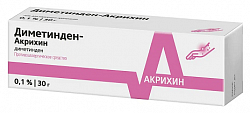 Купить диметинден-акрихин, гель для наружного применения 0,1%, 30г от аллергии в Дзержинске