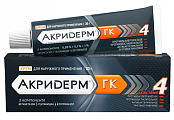 Купить акридерм гк, крем для наружного применения 0,05%+0,1%+1%, туба 30г в Дзержинске