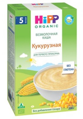 Купить хипп каша, зерн.органич. кукурузная 200г (хипп, австрия) в Дзержинске