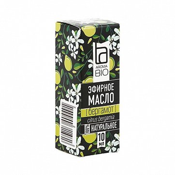 Масло эфирное бергамот AromaBio (АромаБио), 10мл