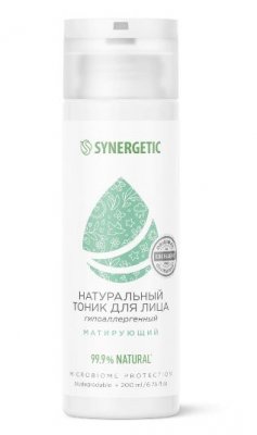 Купить synergetic (синергетик) тоник для лица натуральный матирующий, 200 мл в Дзержинске