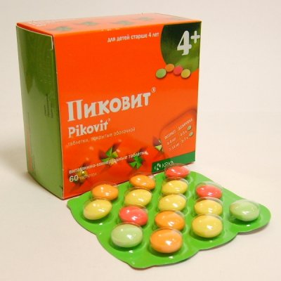 Купить пиковит, таблетки покрытые оболочкой, 60 шт в Дзержинске