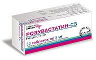 Купить розувастатин-сз, таблетки, покрытые пленочной оболочкой 5мг, 30 шт в Дзержинске