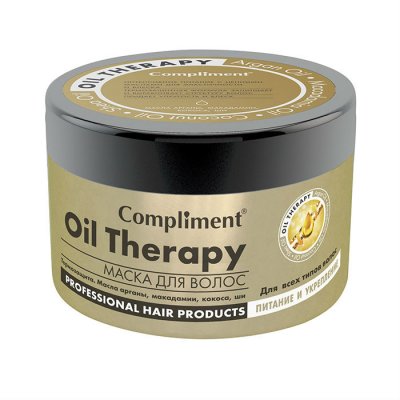 Купить compliment oil therapy (комплимент) маска для всех типов волос питание и укрепление, 500мл в Дзержинске