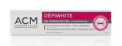 Купить acm depiwhite eye contour, гель для удаления темных пятен кругов мешков под глазами и гиперпигментации вокруг глаз, 15 мл в Дзержинске