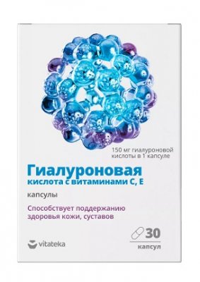 Купить гиалуроновая кислота с витамином с, е витатека, капсулы 340мг, 30 шт бад в Дзержинске