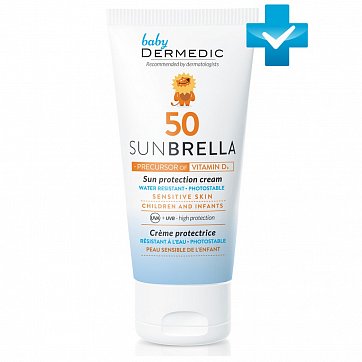 Dermedic Sunbrella (Дермедик) Бэби Детский солнцезащитный крем для лица SPF 50 50 г