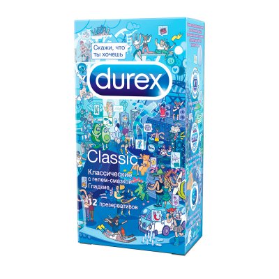 Купить durex (дюрекс) презервативы classic, 12 шт doodle в Дзержинске
