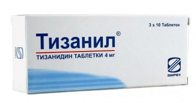 Купить тизанил, таблетки 4мг, 30шт в Дзержинске