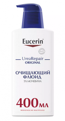 Купить eucerin urearepair (эуцерин) флюид очищающий оригинал 400 мл в Дзержинске