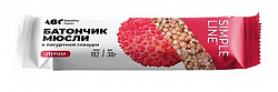 Батончик-мюсли личи в йогуртовой глазури ABC Healthy Food 30г