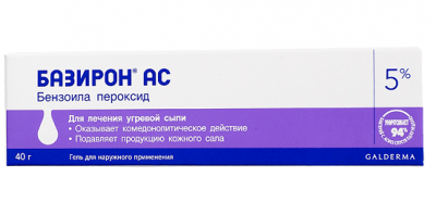 Купить базирон-ас, гель для наружного применения 5%, 40г в Дзержинске