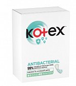 Купить котекс (kotex) прокладки ежедневные антибактериальны экстра тонкие, 40 шт в Дзержинске