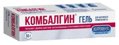 Купить комбалгин, гель для наружного применения 5%, туба 50г в Дзержинске
