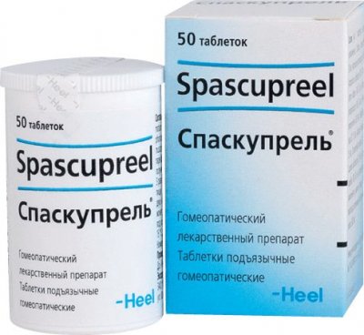 Купить спаскупрель, таблетки для рассасывания гомеопатические, 50 шт в Дзержинске