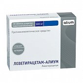 Купить леветирацетам-алиум, таблетки, покрытые пленочной оболочкой 500мг, 30 шт в Дзержинске