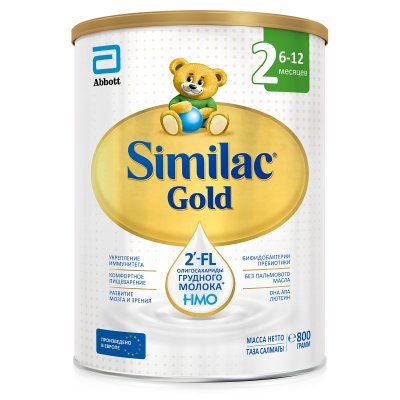 Купить симилак (similac) gold 2, смесь молочная 6-12 мес. 800г в Дзержинске