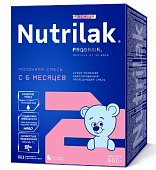 Купить нутрилак премиум 2 (nutrilak premium 2) молочная смесь с 6 месяцев, 600г в Дзержинске