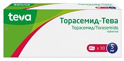 Купить торасемид-тева, таблетки 5мг, 30 шт в Дзержинске
