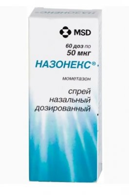 Купить назонекс, аэрозоль назальный 50мкг/доза, 60доз от аллергии в Дзержинске