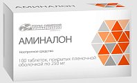 Купить аминалон, таблетки, покрытые пленочной оболочкой 250мг, 100 шт в Дзержинске