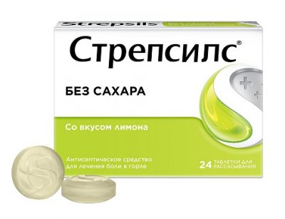 Купить стрепсилс лимон, таблетки для рассасывания без сахара, 24 шт в Дзержинске