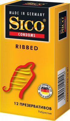 Купить sico (сико) презервативы ribbed ребристые 12шт в Дзержинске