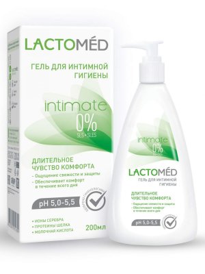 Купить lactomed (лактомед) гель для интимной гигиены чувство комфорта, 200мл в Дзержинске