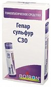 Купить гепар сульфур, с30 гранулы гомеопатические, 4г в Дзержинске