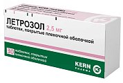 Купить летрозол, таблетки, покрытые пленочной оболочкой 2,5мг, 30 шт в Дзержинске