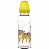 Купить canpol (канпол) бутылочка pp с силиконовой соской africa с 12 месяцев желтая, 250мл в Дзержинске