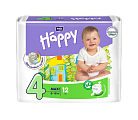 Купить bella baby happy (белла) подгузники 4 макси 8-18кг 12 шт в Дзержинске