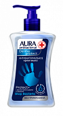 Купить aura (аура) дерма протект крем-мыло антибактериальное протект+ 250 мл в Дзержинске