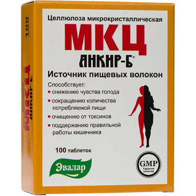 Купить мкц анкир-б-эвалар, таблетки 500мг, 100 шт бад в Дзержинске