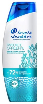 Купить head & shoulders (хэд энд шолдэрс) шампунь против перхоти глубокое очищение детокс кожи головы 300 мл в Дзержинске