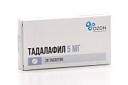 Купить тадалафил, таблетки, покрытые пленочной оболочкой 5мг, 28 шт в Дзержинске